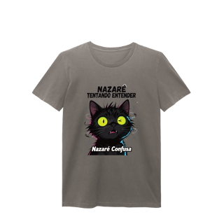 Nome do produto Baby Long Estonada - NAZARÉ TENTANDO ENTENDER - GATO PRETO CONFUSO