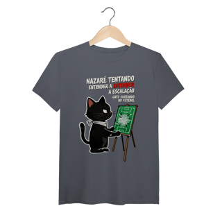 Nome do produto Camiseta Nazaré Tentando Entender Escalação Gato Surtando Futebol 