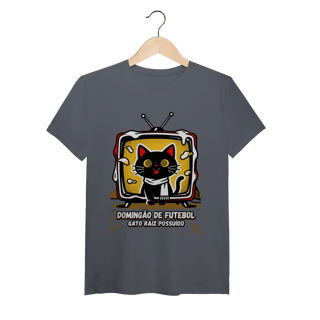 Nome do produto Camiseta Domingão Futebol Gato Raiz Possuído Anos 90 Nostalgia 