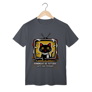 Nome do produto Camiseta Domingão Futebol Gato Raiz Possuído Anos 90 Nostalgia 