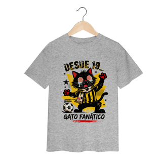 Camiseta Torcedor Possuído - Gato Fanático Futebol Retrô
