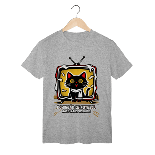 Camiseta Domingão Futebol Gato Raiz Possuído Anos 90 Nostalgia 