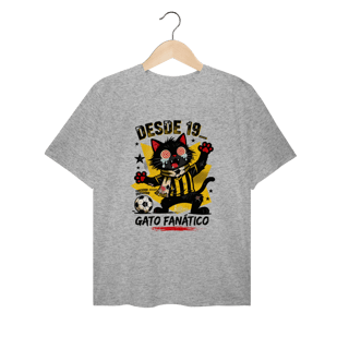 Nome do produto Camiseta Torcedor Possuído - Gato Fanático Futebol Retrô