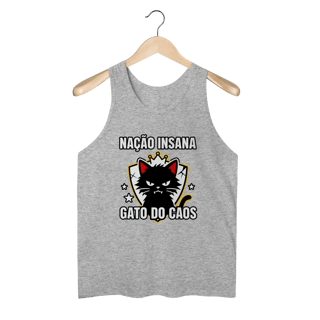 Nome do produto Camiseta Nação Insana Gato do Caos Meme Streetwear