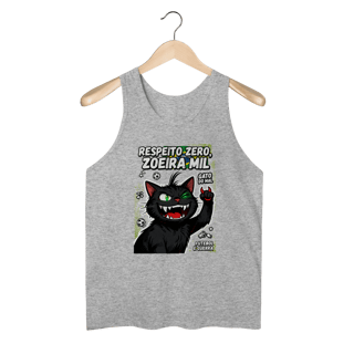 Nome do produto Camiseta Respeito Zero Zoeira Mil Gato do Mal Futebol