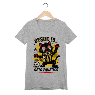 Nome do produto Camiseta Torcedor Possuído - Gato Fanático Futebol Retrô