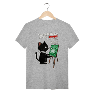 Nome do produto Camiseta Nazaré Tentando Entender Escalação Gato Surtando Futebol 