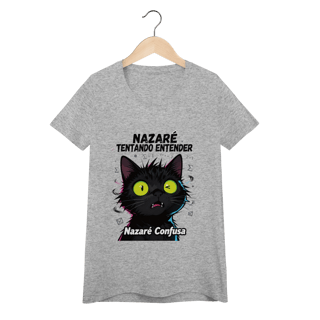 Nome do produto Baby Long - NAZARÉ TENTANDO ENTENDER - GATO PRETO CONFUSO