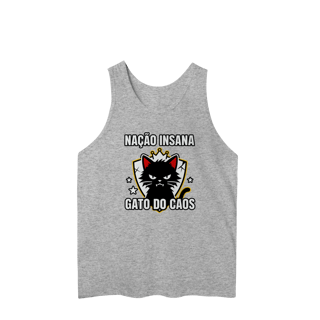 Nome do produto Camiseta Nação Insana Gato do Caos Meme Streetwear