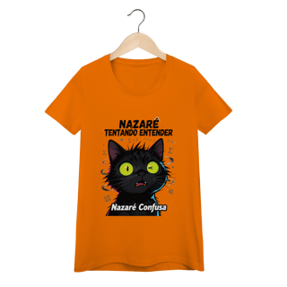 Nome do produto Baby Long - NAZARÉ TENTANDO ENTENDER - GATO PRETO CONFUSO