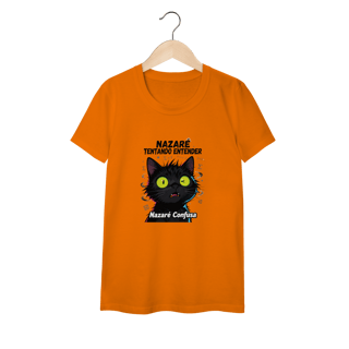 Nome do produto Baby Classic - NAZARÉ TENTANDO ENTENDER - GATO PRETO CONFUSO