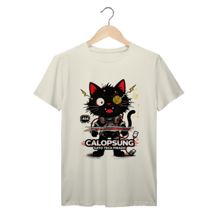 Camiseta Calopsung Gato Tech Pirado - Meme Tecnologia