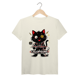 Camiseta Calopsung Gato Tech Pirado - Meme Tecnologia