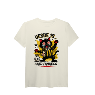 Nome do produto Camiseta Torcedor Possuído - Gato Fanático Futebol Retrô
