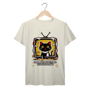 Nome do produto Camiseta Domingão Futebol Gato Raiz Possuído Anos 90 Nostalgia 