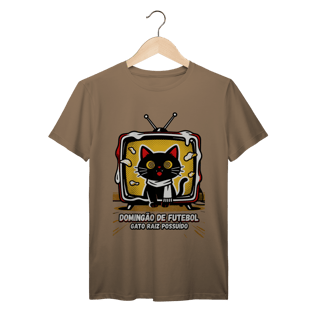 Nome do produto Camiseta Domingão Futebol Gato Raiz Possuído Anos 90 Nostalgia 
