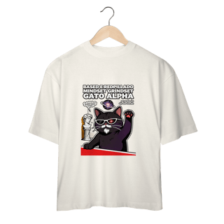 Nome do produto Camiseta Based Redpillado Gato Alpha Sigma Mindset Ironic