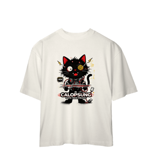 Nome do produto Camiseta Calopsung Gato Tech Pirado - Meme Tecnologia