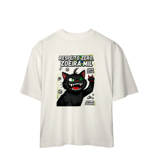 Nome do produto Camiseta Respeito Zero Zoeira Mil Gato do Mal Futebol
