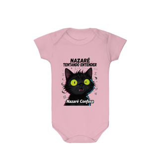 Nome do produto Baby Infantil - NAZARÉ TENTANDO ENTENDER - GATO PRETO CONFUSO