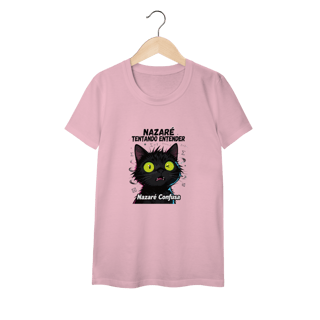 Nome do produto Baby Classic - NAZARÉ TENTANDO ENTENDER - GATO PRETO CONFUSO