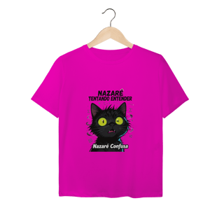 Nome do produto Baby Long UV - NAZARÉ TENTANDO ENTENDER - GATO PRETO CONFUSO