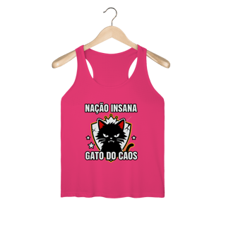 Nome do produto Camiseta Nação Insana Gato do Caos Meme Streetwear