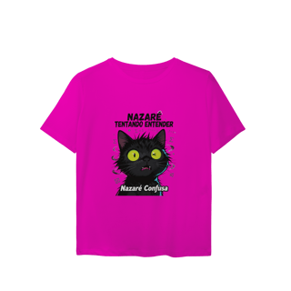 Nome do produto Baby Long UV - NAZARÉ TENTANDO ENTENDER - GATO PRETO CONFUSO