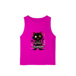 Nome do produto Camiseta Calopsung Gato Tech Pirado - Meme Tecnologia