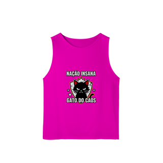 Nome do produto Camiseta Nação Insana Gato do Caos Meme Streetwear