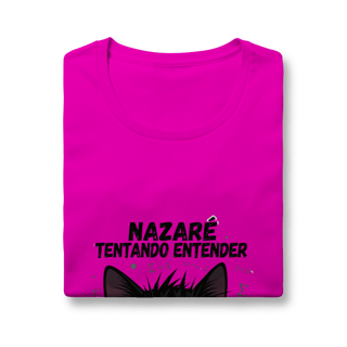 Nome do produto Baby Long - NAZARÉ TENTANDO ENTENDER - GATO PRETO CONFUSO