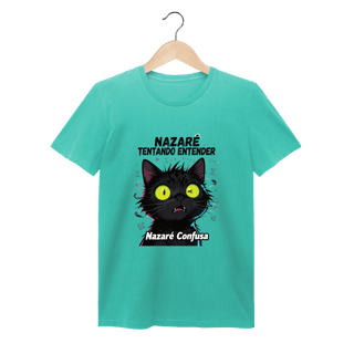 Nome do produto Baby Long Estonada - NAZARÉ TENTANDO ENTENDER - GATO PRETO CONFUSO