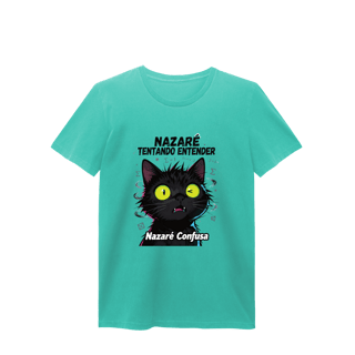 Nome do produto Baby Long Estonada - NAZARÉ TENTANDO ENTENDER - GATO PRETO CONFUSO