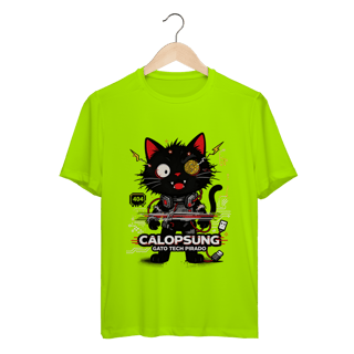 Camiseta Calopsung Gato Tech Pirado - Meme Tecnologia