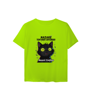 Nome do produto Baby Long UV - NAZARÉ TENTANDO ENTENDER - GATO PRETO CONFUSO