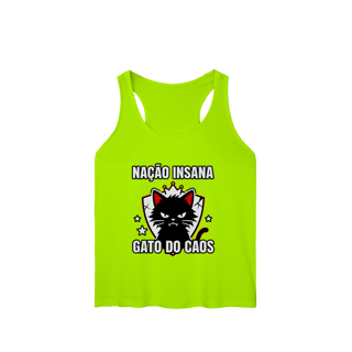 Nome do produto Camiseta Nação Insana Gato do Caos Meme Streetwear