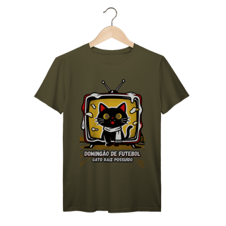 Nome do produto Camiseta Domingão Futebol Gato Raiz Possuído Anos 90 Nostalgia 