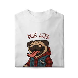 Nome do produto Pug Life Descolado - Oversized