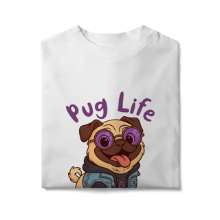 Nome do produto Pug Life - Oversized