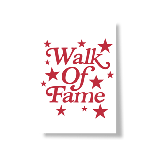 Nome do produto Poster Walk Of Fame