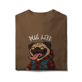 Nome do produto Pug Life Descolado - Oversized