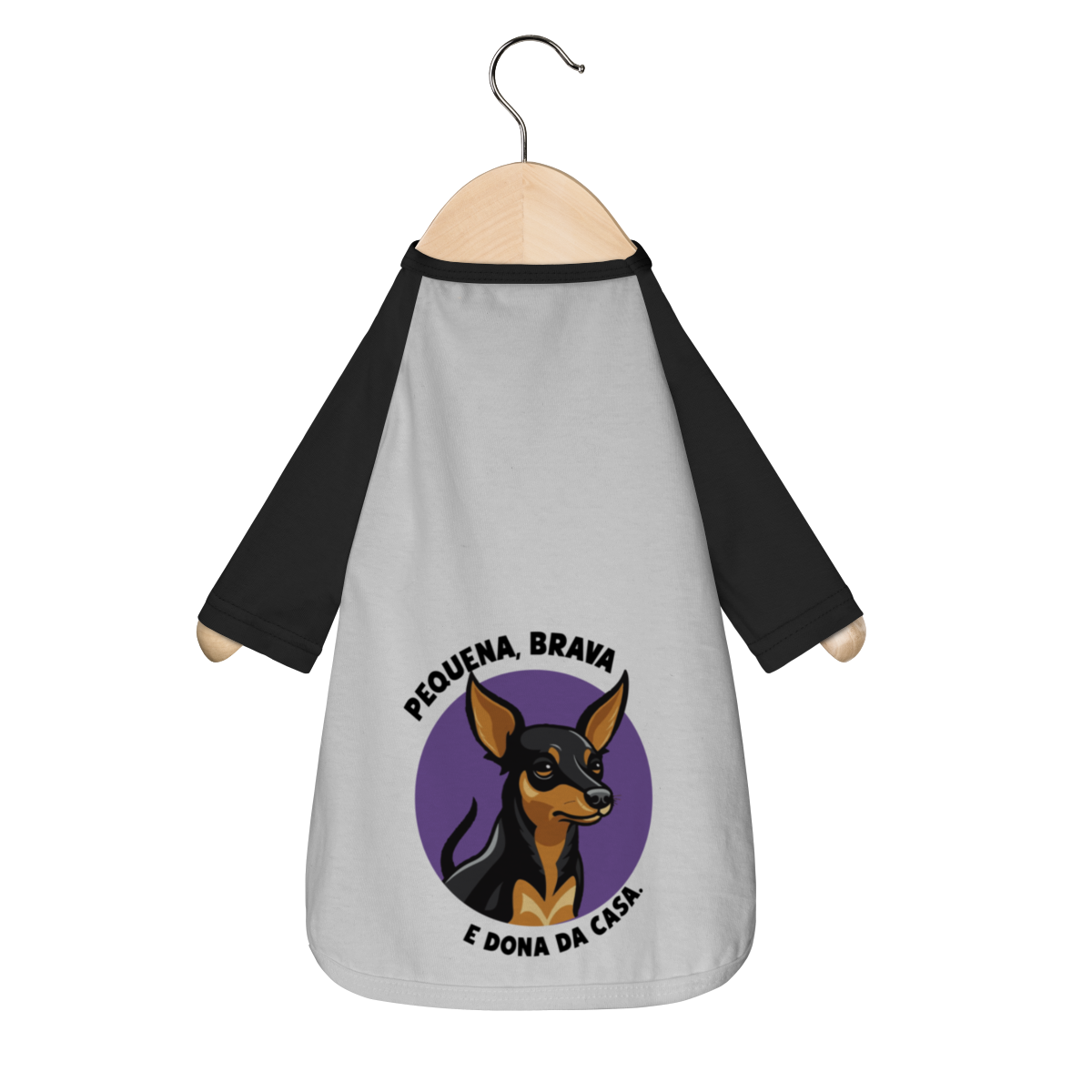 Nome do produto: Pinscher Menina: Pequena, brava e dona da casa