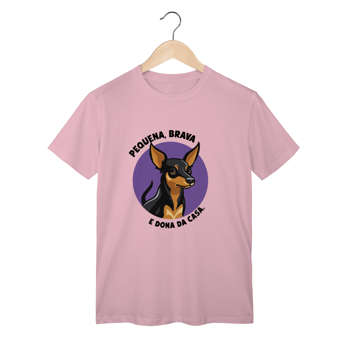 Nome do produto: Pinscher Menina: Pequena, brava e dona da casa