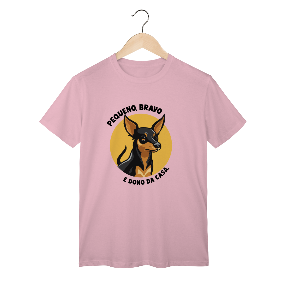 Nome do produto: Pinscher Menino: Pequeno, bravo e dono da casa