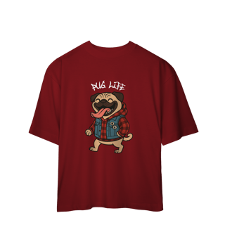 Nome do produto Pug Life Descolado - Oversized