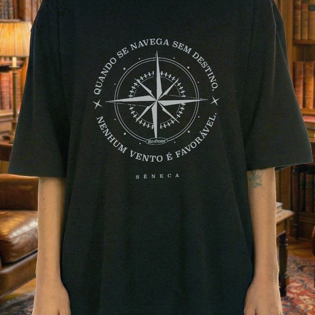 Nome do produto: Camisa Sêneca Estoicismo Oversized