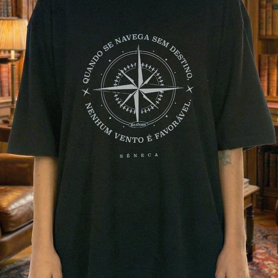 Camisa Sêneca Estoicismo Oversized