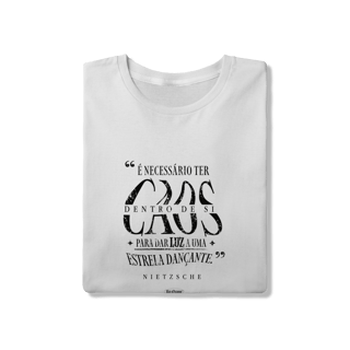 Nome do produtoNietzsche Caos T-shirt Clássica