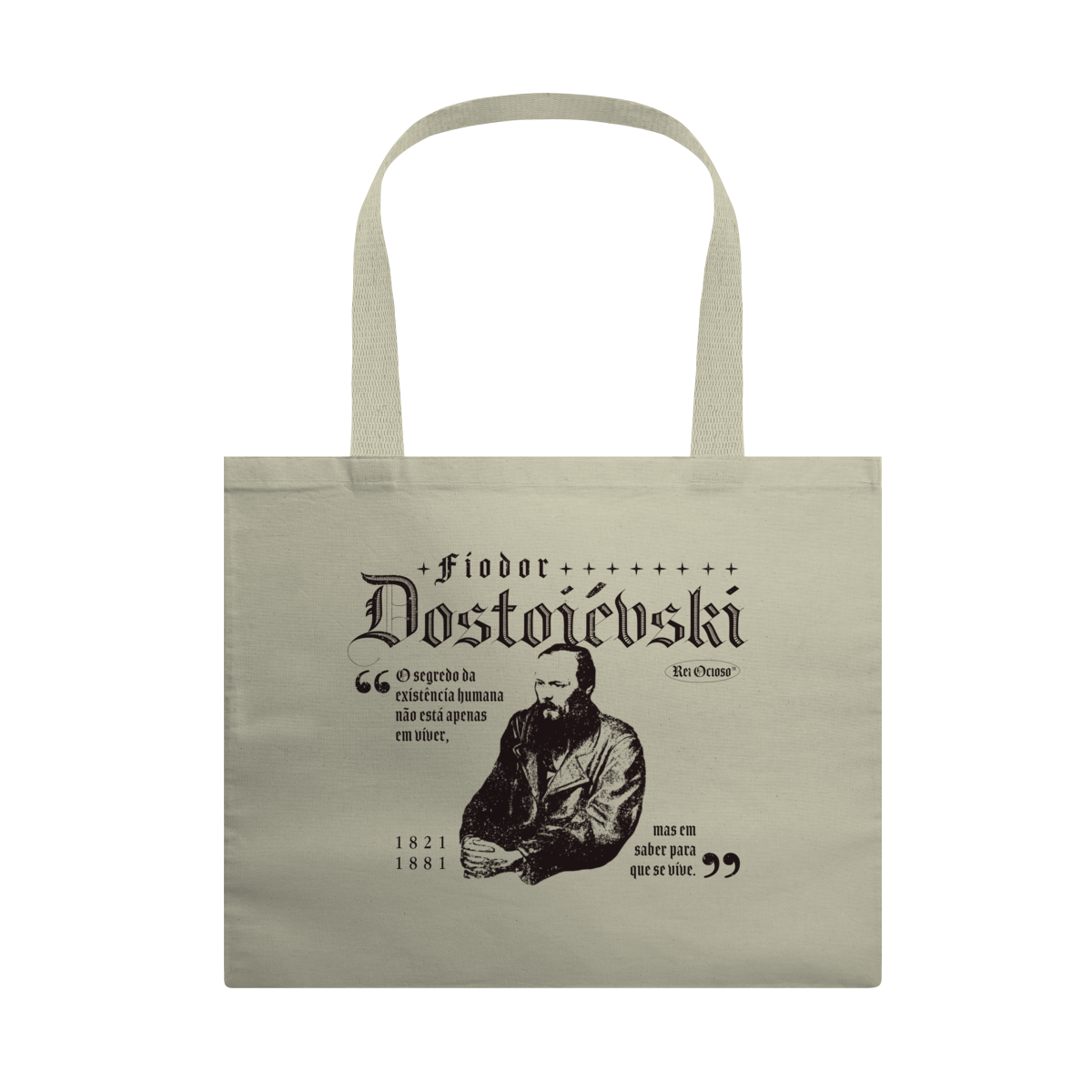 Nome do produto: Ecobag Dostoievski - Recipiente de Ideias