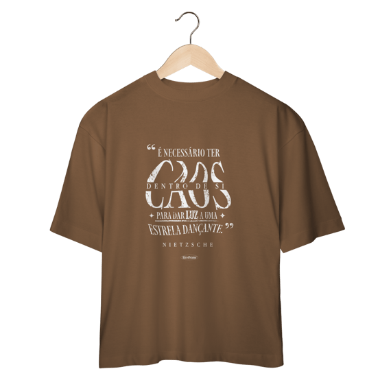 Camiseta Caos Nietzsche Oversized